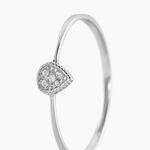 Bague Mon 1er Diamant Or Blanc Diamant - Bagues solitaires Femme | Histoire d&rsquo;Or