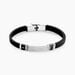 Bracelet Eric Acier Blanc Pierre De Synthese - Bracelets Homme | Histoire d’Or