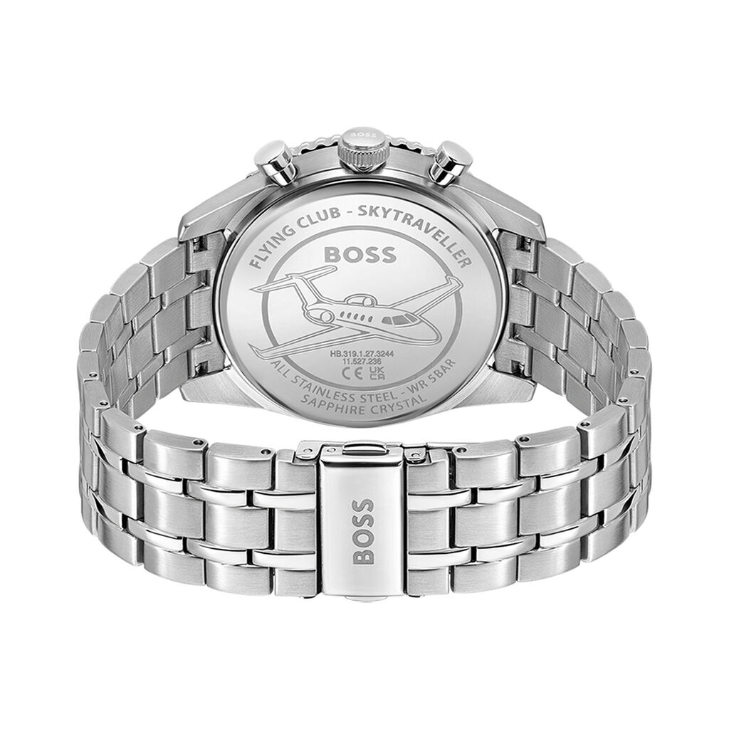 Montre Hugo Boss Skytraveller Pro Noir - Montres Homme | Histoire d&rsquo;Or