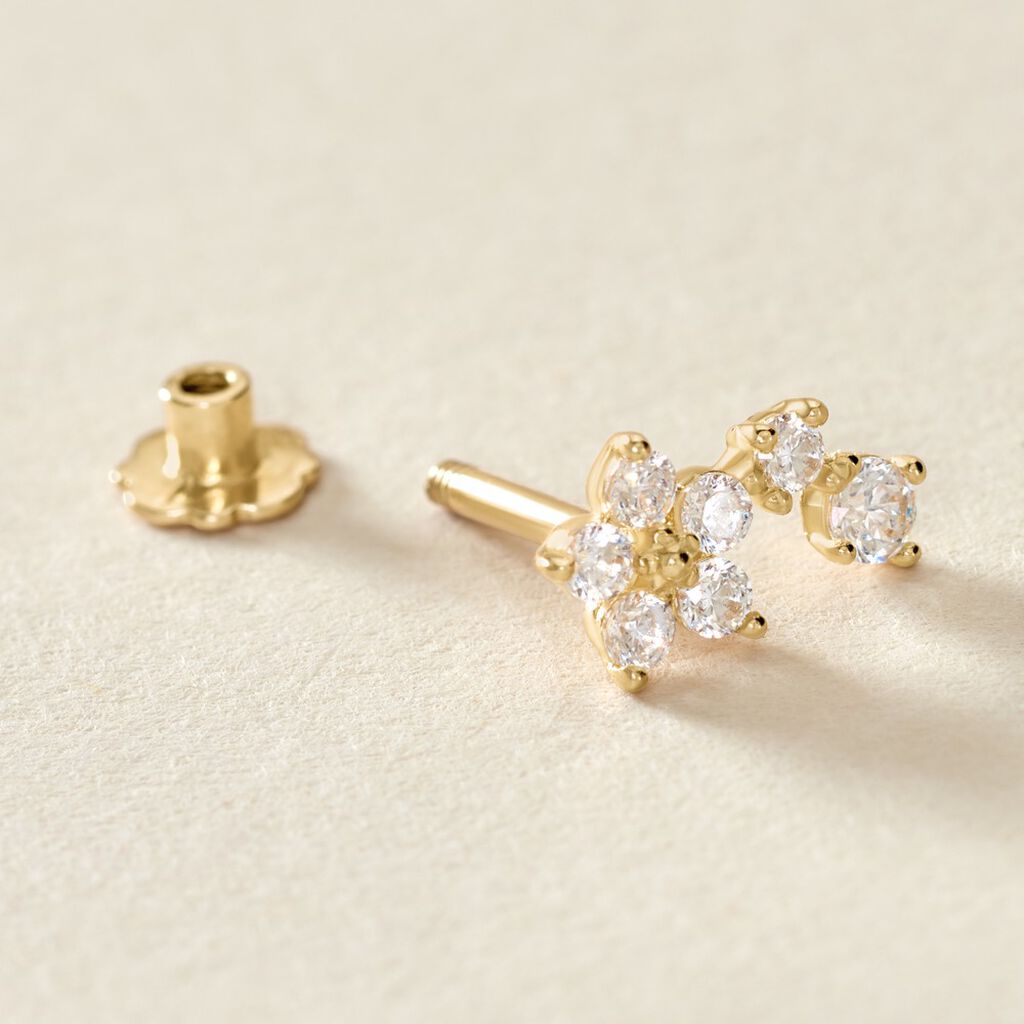 Piercing Margarid Or Jaune Oxyde De Zirconium - Bijoux Femme | Histoire d&rsquo;Or