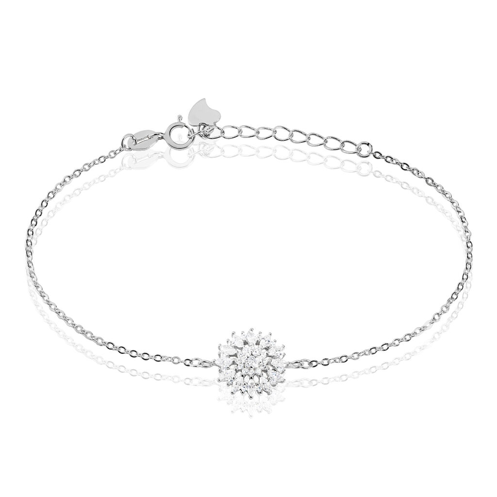Bracelet Hyelana Argent Blanc Oxyde De Zirconium - Bracelets Femme | Histoire d’Or
