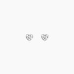 Boucles D'oreilles Puces Ziya Argent Blanc Oxyde De Zirconium - Boucles d'oreilles fantaisie Femme | Histoire d&rsquo;Or