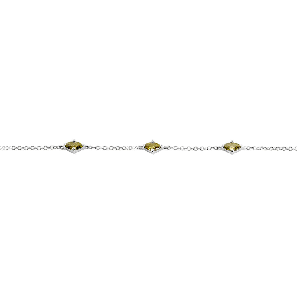 Bracelet Borya Argent Blanc Oxyde De Zirconium - Bracelets Femme | Histoire d’Or