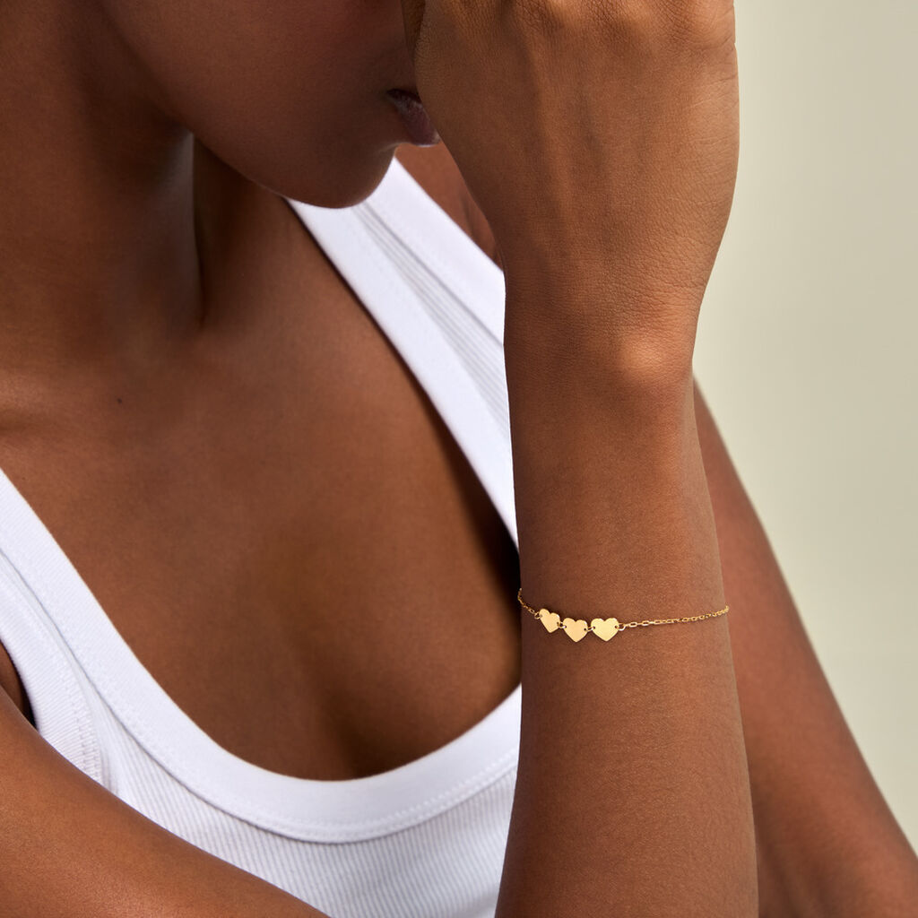 Bracelet Lova Argent Dor&eacute; A L'Or 750/1000 - F&ecirc;te des m&egrave;res Femme | Histoire d&rsquo;Or