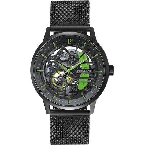 Montre Pierre Lannier Paddock Noir - Montres Homme | Histoire d&rsquo;Or
