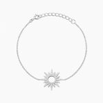 Bracelet Anaiz Argent Blanc Oxyde De Zirconium - Bracelets Femme | Histoire d&rsquo;Or