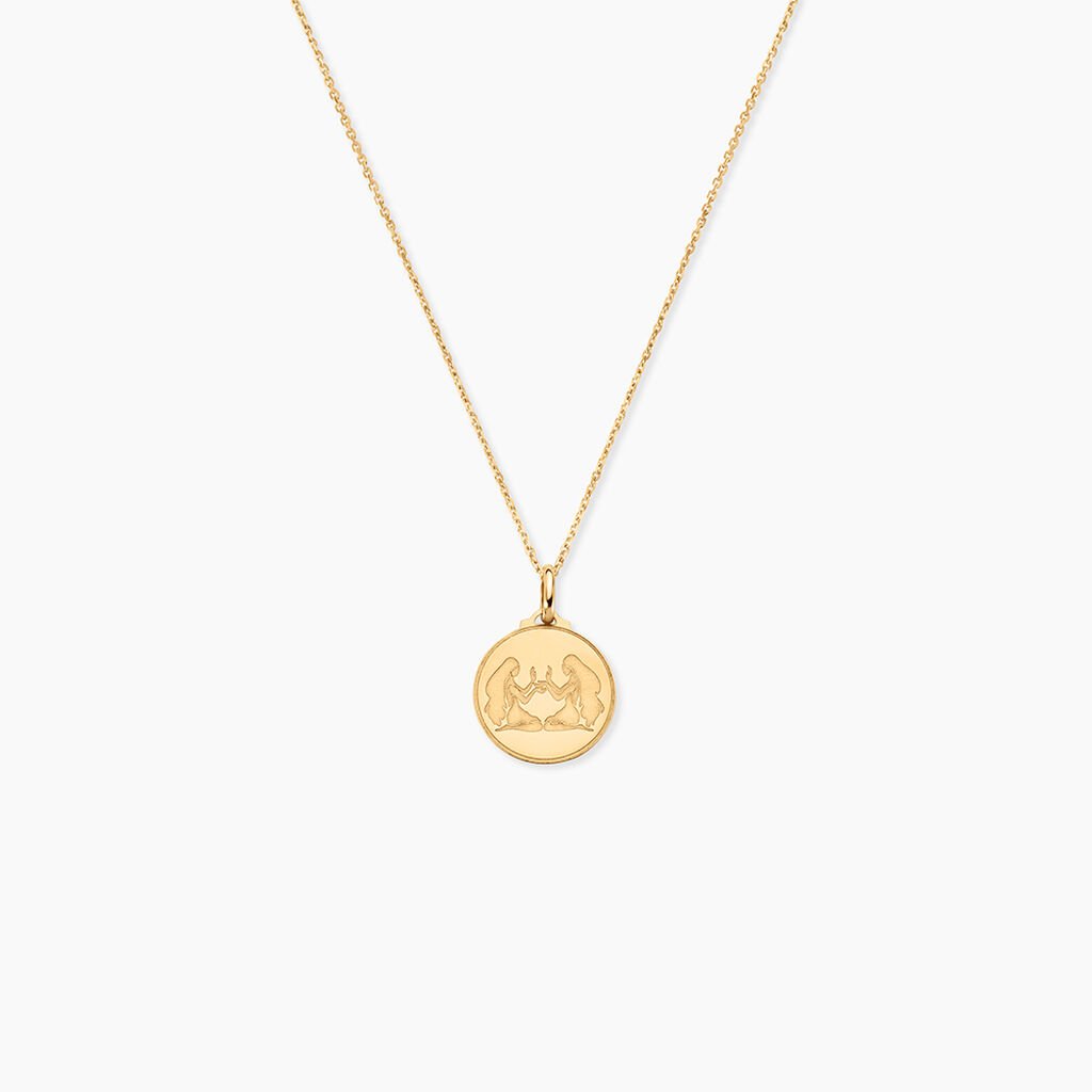 Pendentif Lamie Zodiaque Or Jaune - Pendentifs Zodiaque Unisex | Histoire d&rsquo;Or