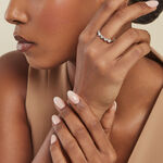 Bague Declaration Argent Blanc Oxyde De Zirconium - Bagues avec pierre Femme | Histoire d&rsquo;Or