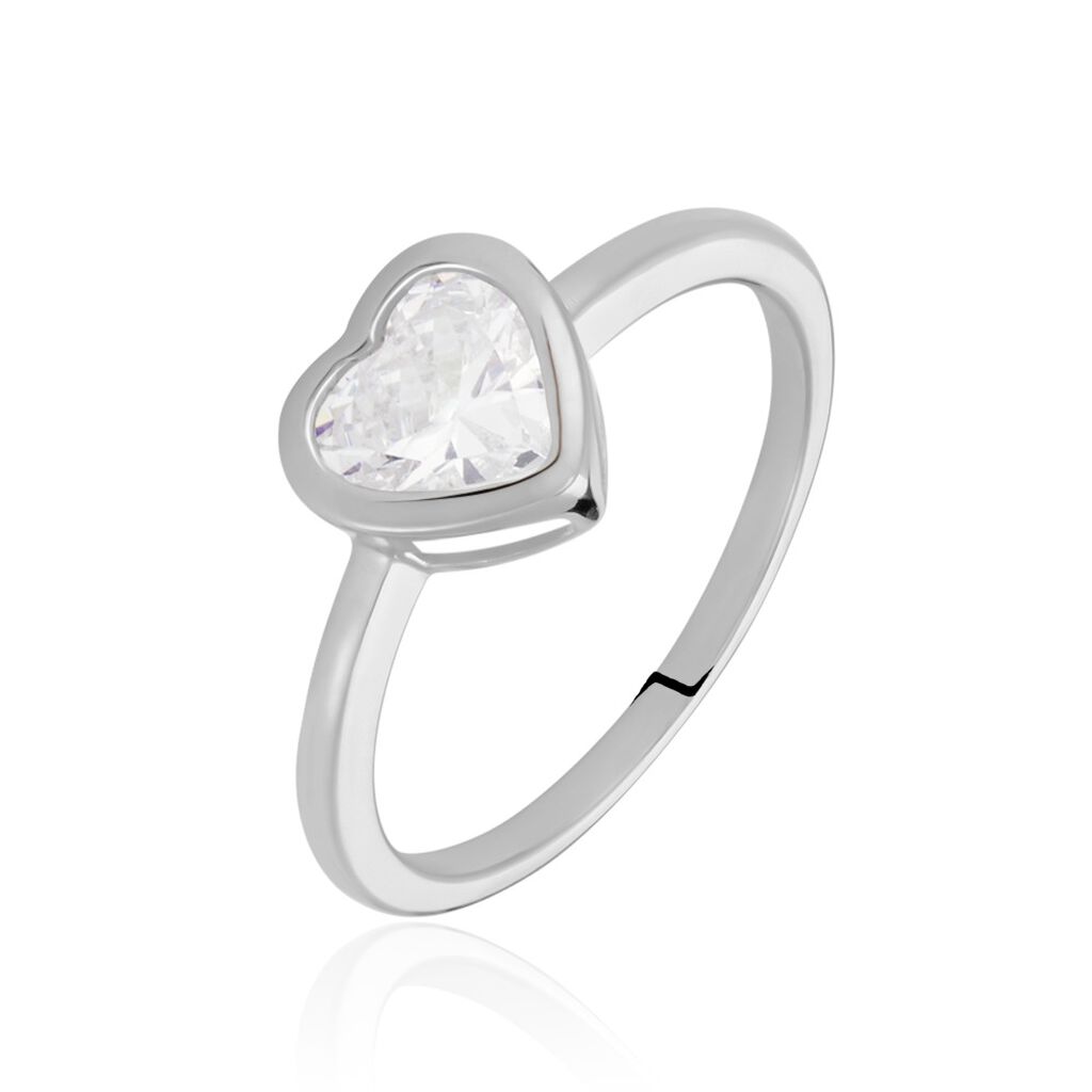 Bague Dahud Argent Oxyde De Zirconium - Bagues solitaires Femme | Histoire d’Or