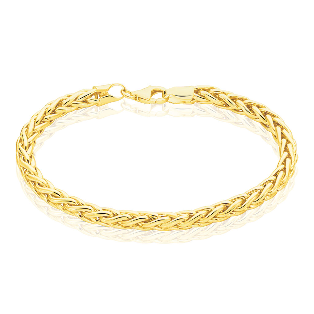 Bracelet Jany Maille Palmier Or Jaune - Bracelets chaîne Femme | Histoire d’Or