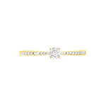 Bague Solitaire Hemera Or Jaune Diamant - Bagues solitaires Femme | Histoire d&rsquo;Or
