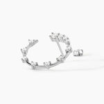Boucles D'Oreilles Puces Rain Argent Blanc Oxyde De Zirconium - Boucles d'oreilles fantaisie Femme | Histoire d&rsquo;Or