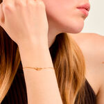 Bracelet Chrislene Plaqu&eacute; Or Jaune Oxyde De Zirconium - Bracelets Femme | Histoire d&rsquo;Or