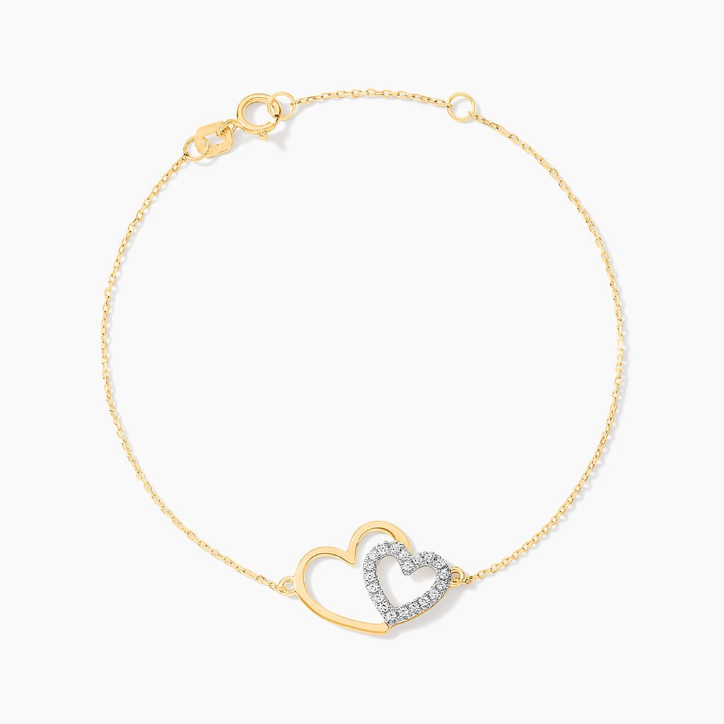 Bracelet Marineta Or Jaune Oxyde De Zirconium - Bracelets Femme | Histoire d&rsquo;Or