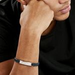 Bracelet Acier Blanc Oxanne - Bracelets Homme | Histoire d&rsquo;Or