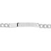 Bracelet Identité Casper Gourmette Argent Blanc - Gourmettes Homme | Histoire d’Or