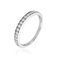 Demi Alliance Rhea Platine Blanc Diamant