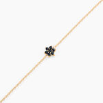 Bracelet Midnight Royalty Plaqu&eacute; Or Jaune Pierre De Synth&egrave;se - Bracelets Femme | Histoire d&rsquo;Or