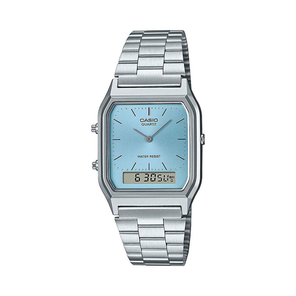 Montre Casio Collection Vintage Bleu - Montres Homme | Histoire d’Or