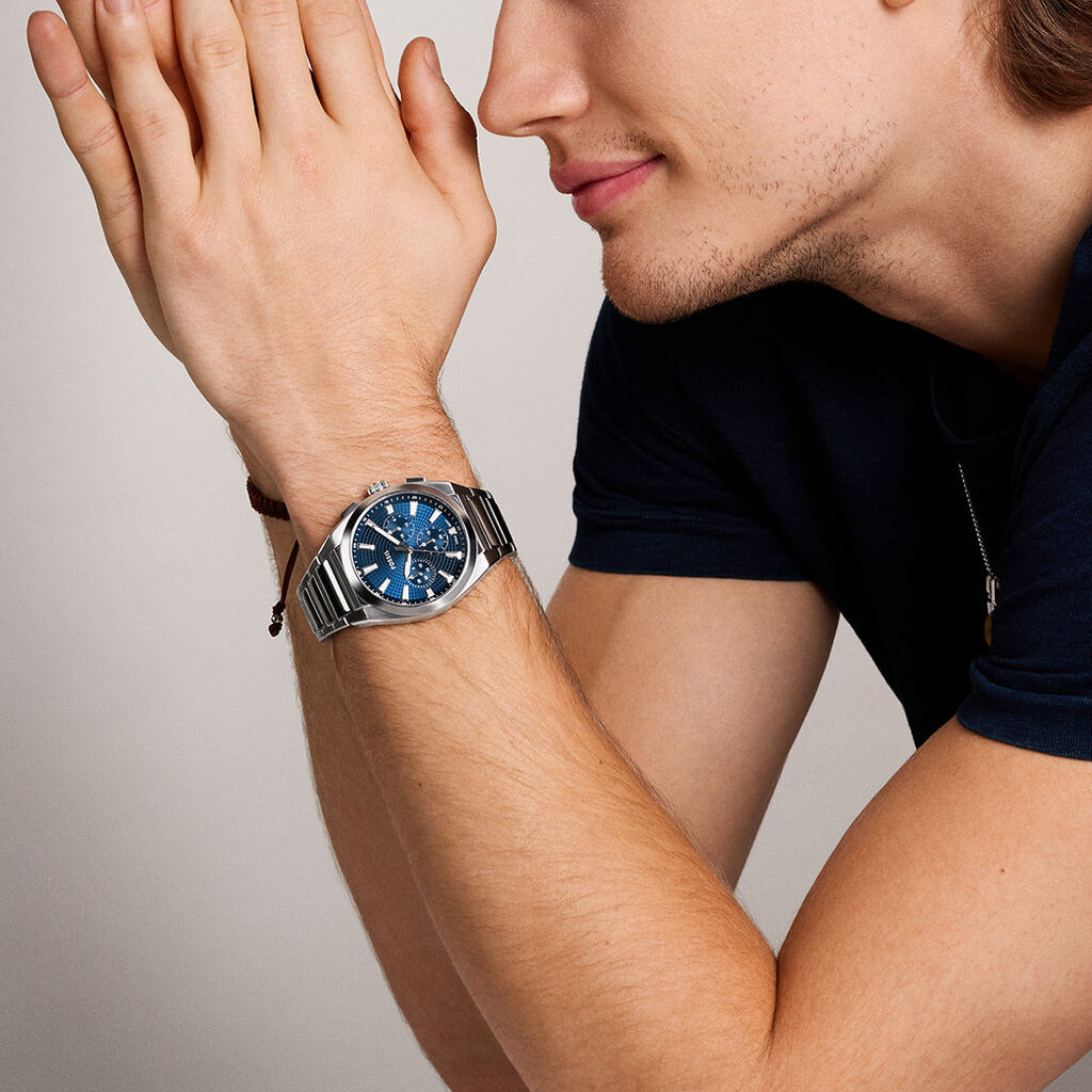 Montre Fossil Everett Bleu - Montres Homme | Histoire d’Or