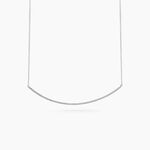 Collier Fanchette Or Blanc Diamant - Colliers Femme | Histoire d&rsquo;Or