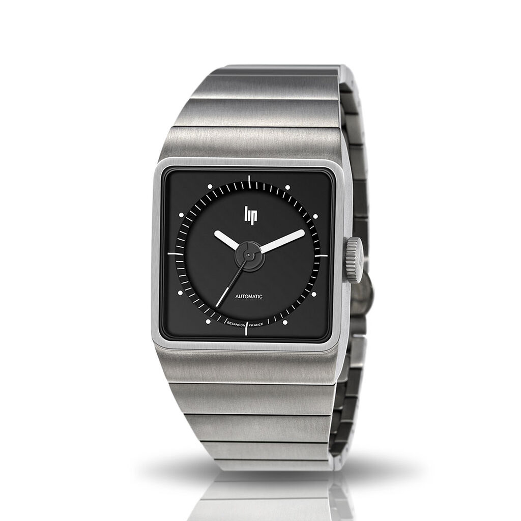 Montre Lip Big Titane Noir - Montres Homme | Histoire d’Or