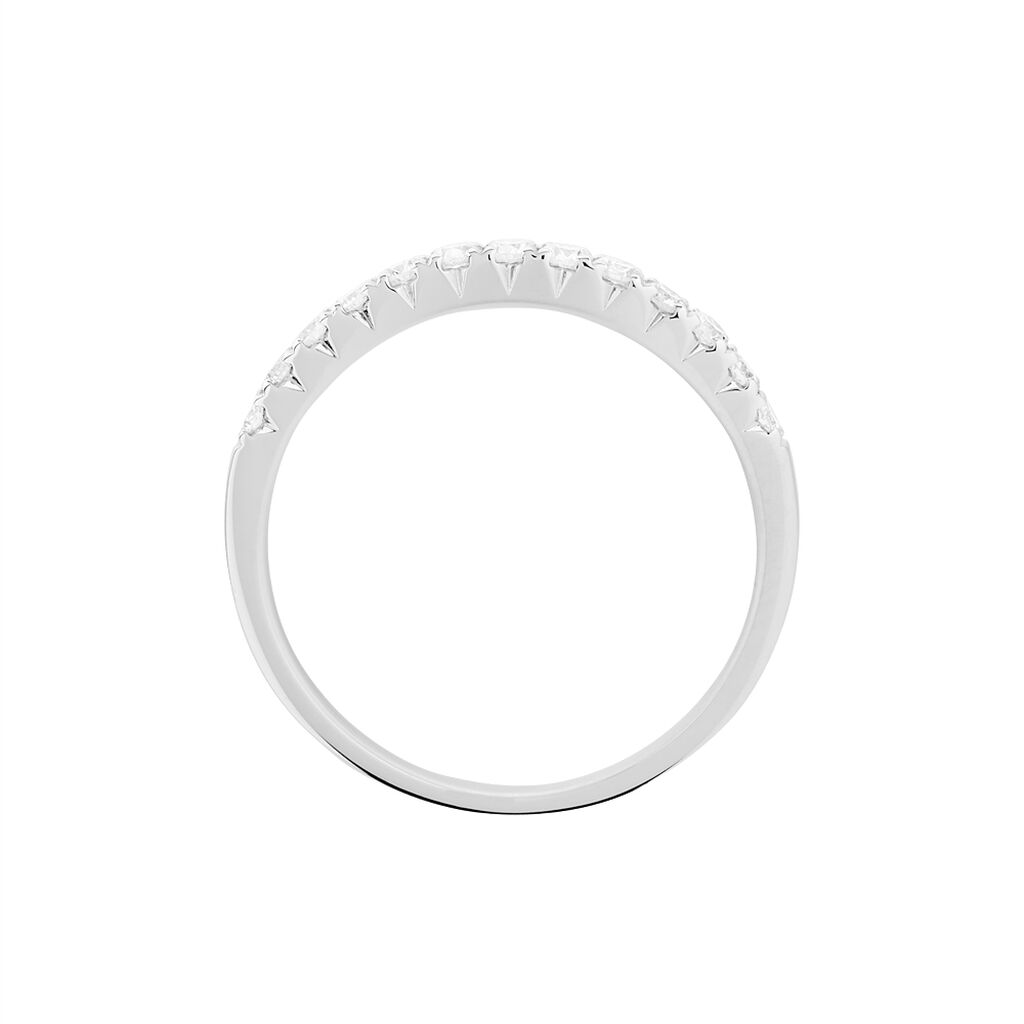 Alliance Pristina Or Blanc Diamant - Alliances Femme | Histoire d’Or