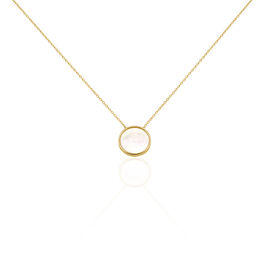 Collier Alta Plaqué Or Jaune Nacre - Colliers Femme | Histoire d’Or