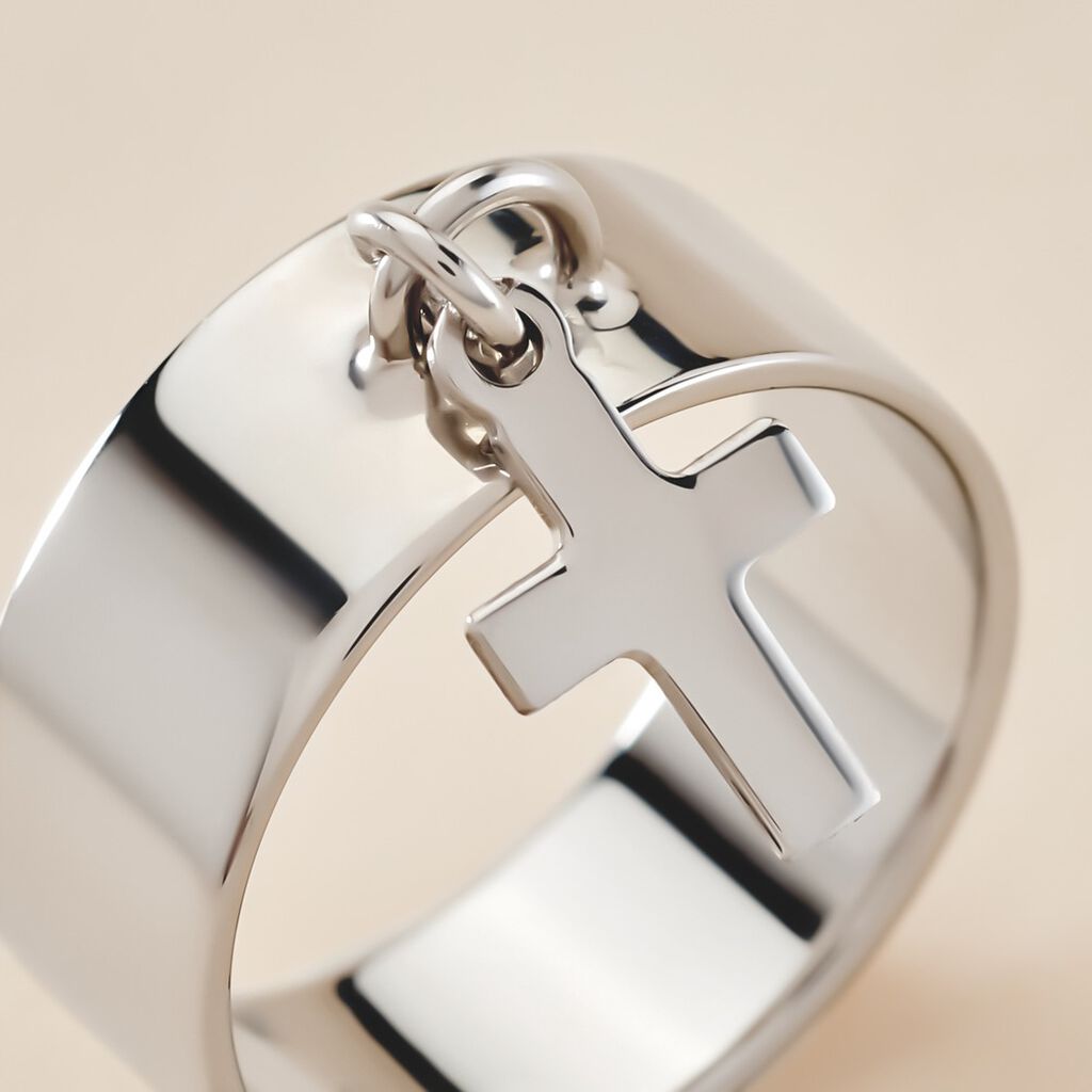 Bague Cecil Argent Blanc - Bagues fantaisie Femme | Histoire d’Or
