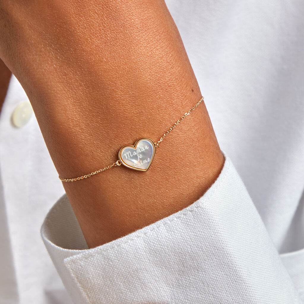 Bracelet Josine Or Jaune Nacre - F&ecirc;te des m&egrave;res Femme | Histoire d&rsquo;Or