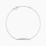 Bracelet Georas Or Blanc Oxyde - Bracelets Femme | Histoire d&rsquo;Or