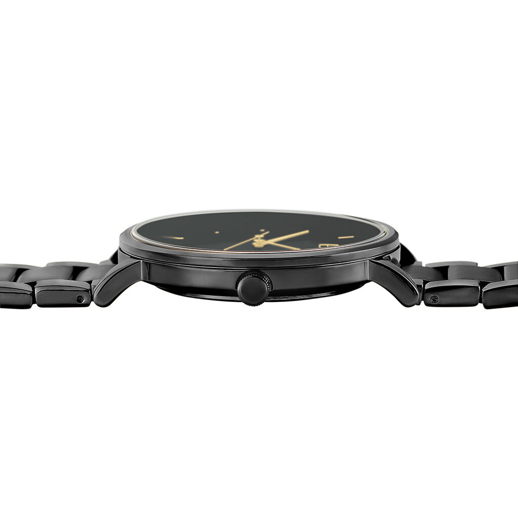 Montre Pierre Lannier Essential Noir - Id&eacute;es cadeaux Homme | Histoire d&rsquo;Or