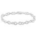Bracelet Carola Argent Blanc - Bracelets chaîne Femme | Histoire d’Or