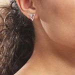 Boucles D'oreilles Pendantes Domnika Argent Blanc Oxyde De Zirconium - Boucles d'oreilles fantaisie Femme | Histoire d&rsquo;Or