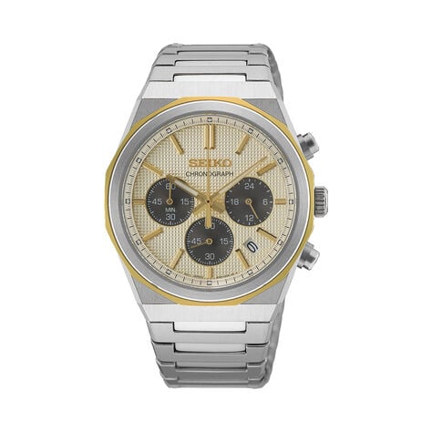 Montre Seiko Sport Chrono 40 Dor&eacute; - Montres Homme | Histoire d&rsquo;Or