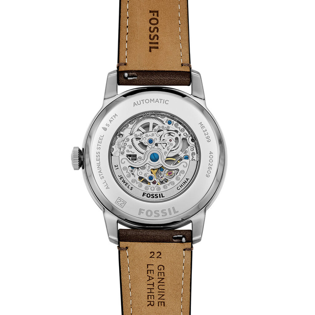 Montre Fossil Townsman Automatic Cr&egrave;me - F&ecirc;te des p&egrave;res Homme | Histoire d&rsquo;Or