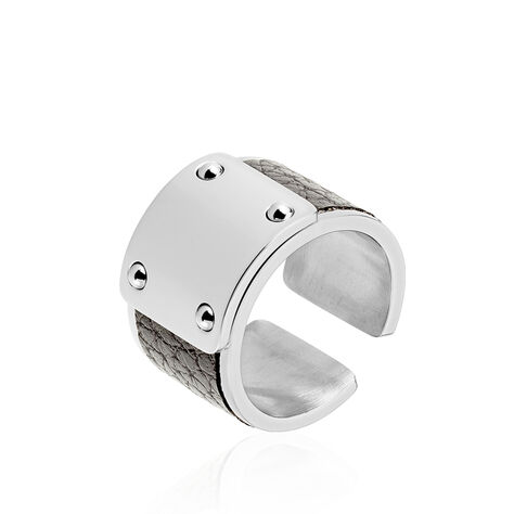 Bague Ahamd Acier Blanc - Bagues fantaisie Homme | Histoire d’Or
