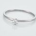 Bague Solitaire Natalia Or Blanc Diamant - Bagues solitaires Femme | Histoire d’Or