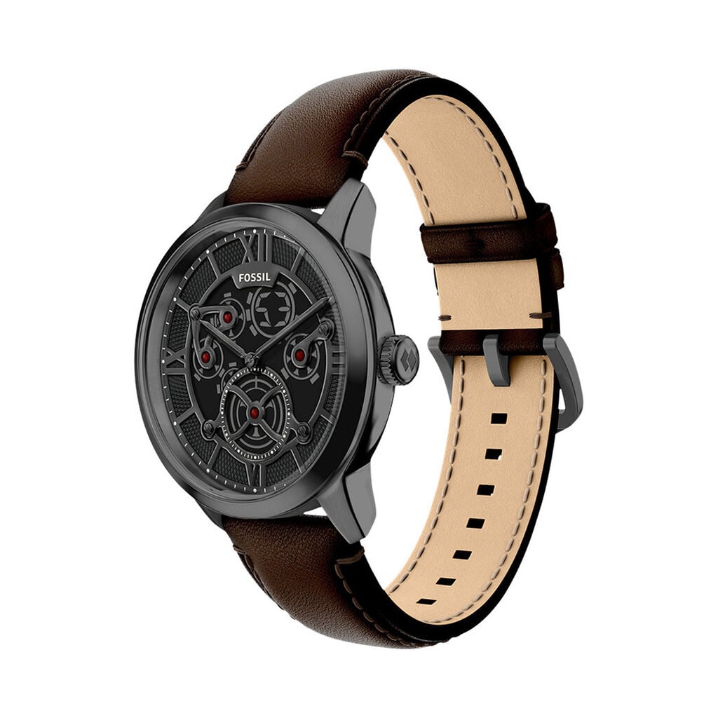 Montre Fossil Bic Tic Tourbillon Gris - F&ecirc;te des p&egrave;res Homme | Histoire d&rsquo;Or
