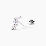 Boucles D'Oreilles Puces Tapis Rouge Argent Blanc Oxyde De Zirconium - Boucles d'oreilles fantaisie Femme | Histoire d&rsquo;Or