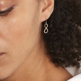 Boucles D'oreilles Pendantes Infino Or Jaune Diamant - Boucles d'oreilles pendantes Femme | Histoire d’Or