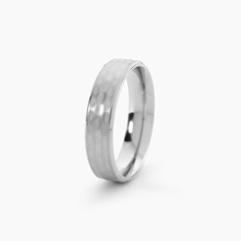 Bague M&eacute;tal Acier Argent&eacute; - Bagues fantaisie Homme | Histoire d&rsquo;Or