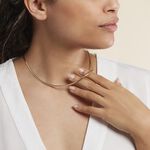 Collier Or Jaune Izel Maille Anglaise - Chaines Femme | Histoire d&rsquo;Or