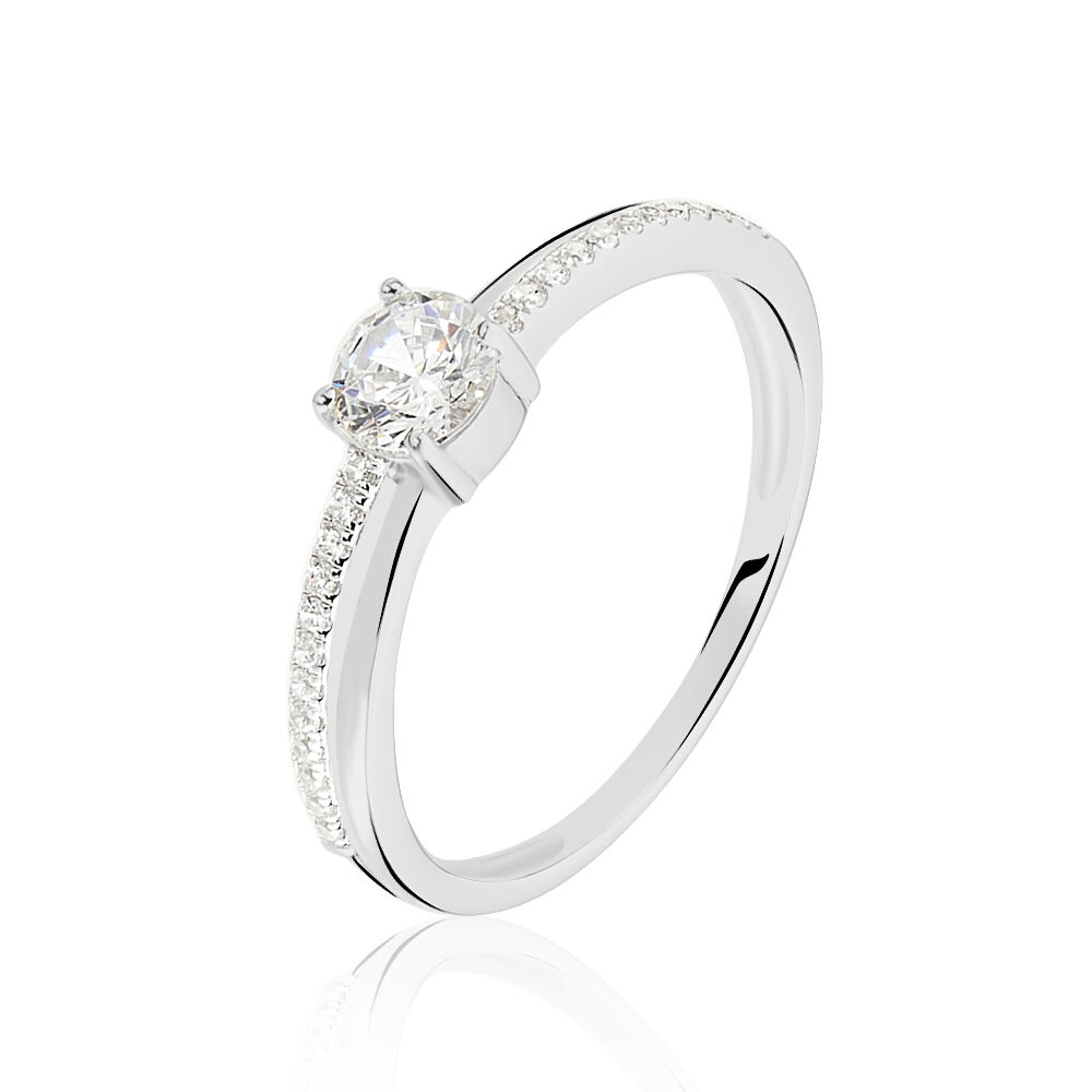 Bague solitaire 2025 argent pas cher