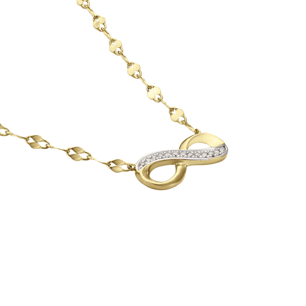 Collier Or Jaune Abimael Diamants - Colliers Femme | Histoire d’Or