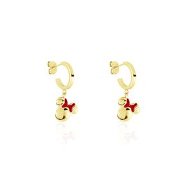 Créoles Disney Acier Doré Email - Boucles d'oreilles créoles Femme | Histoire d’Or