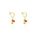 Créoles Disney Acier Doré Email - Boucles d'oreilles créoles Femme | Histoire d’Or
