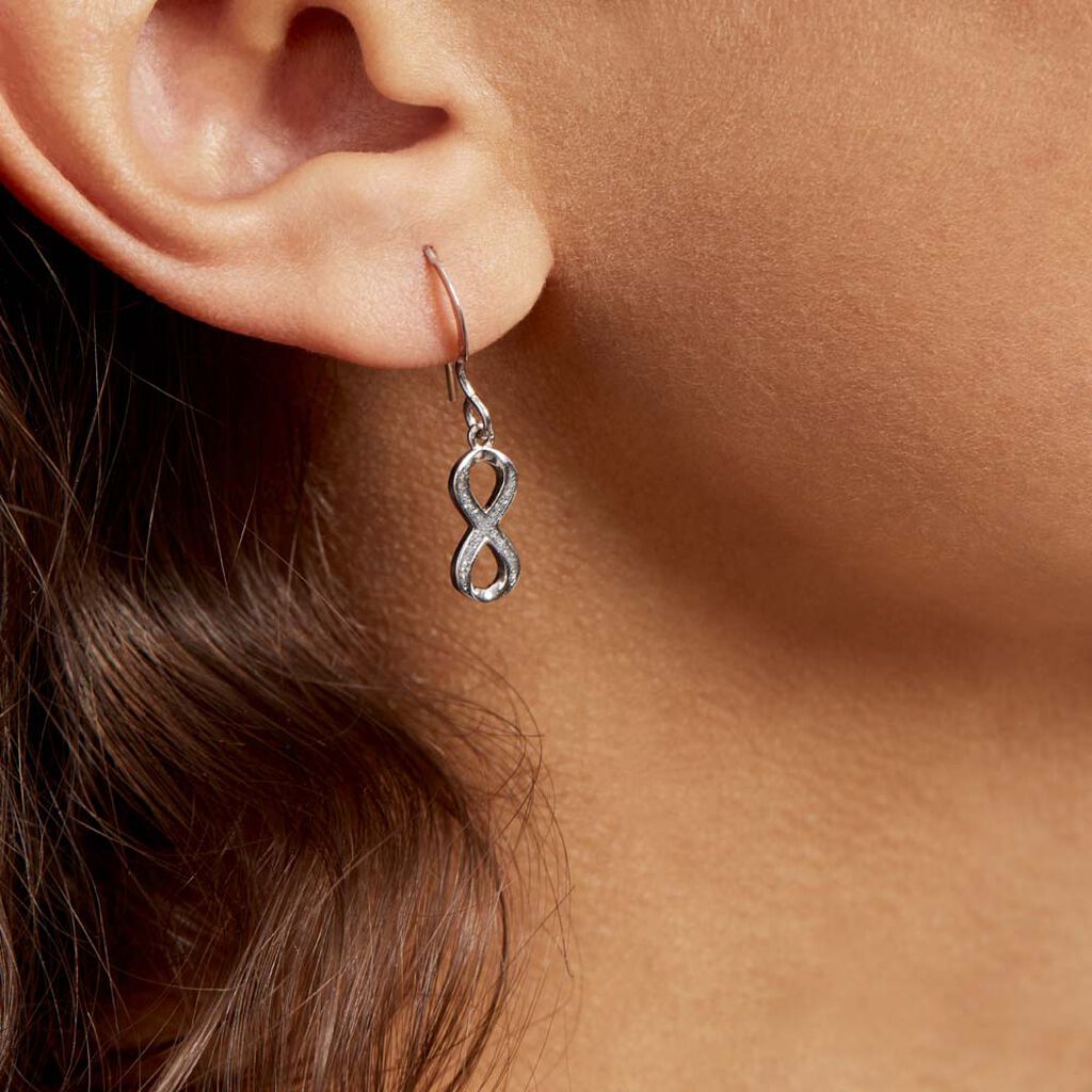 Boucles D'oreilles Pendantes Argent Solkem Glitter - Boucles d'oreilles fantaisie Femme | Histoire d’Or