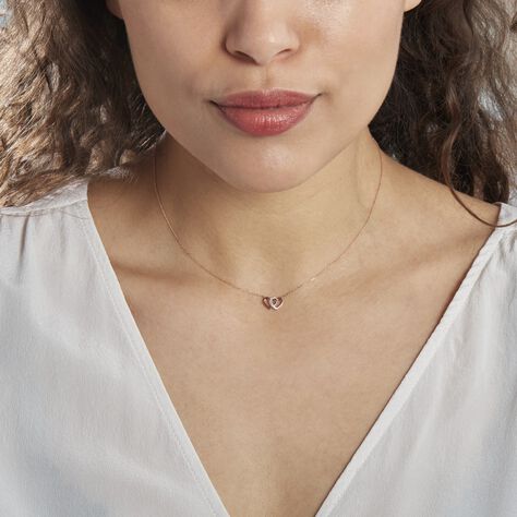 Collier Or Rose Valiere Diamants - Colliers Femme | Histoire d’Or