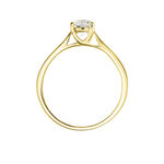 Bague Solitaire Fiona Or Jaune Diamant Synthetique - Bagues solitaires Femme | Histoire d&rsquo;Or